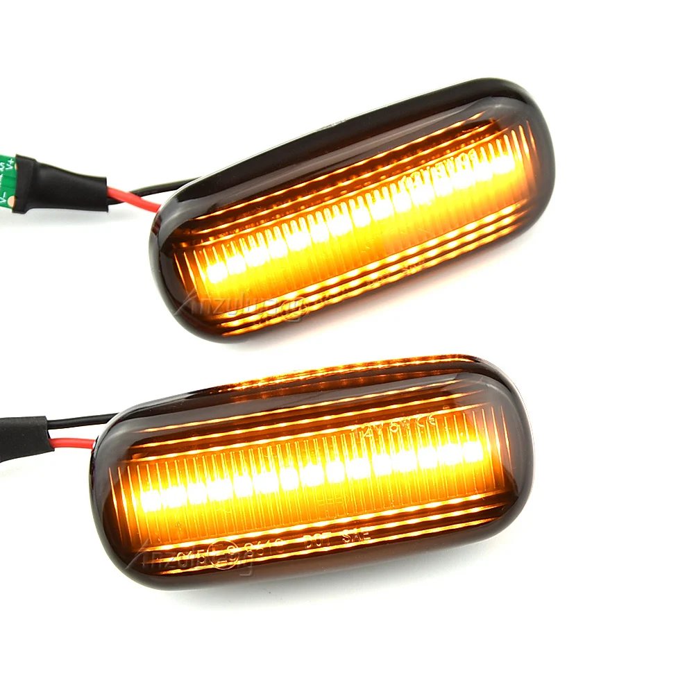 Светодиодный динамический Боковой габаритный фонарь поворота светильник