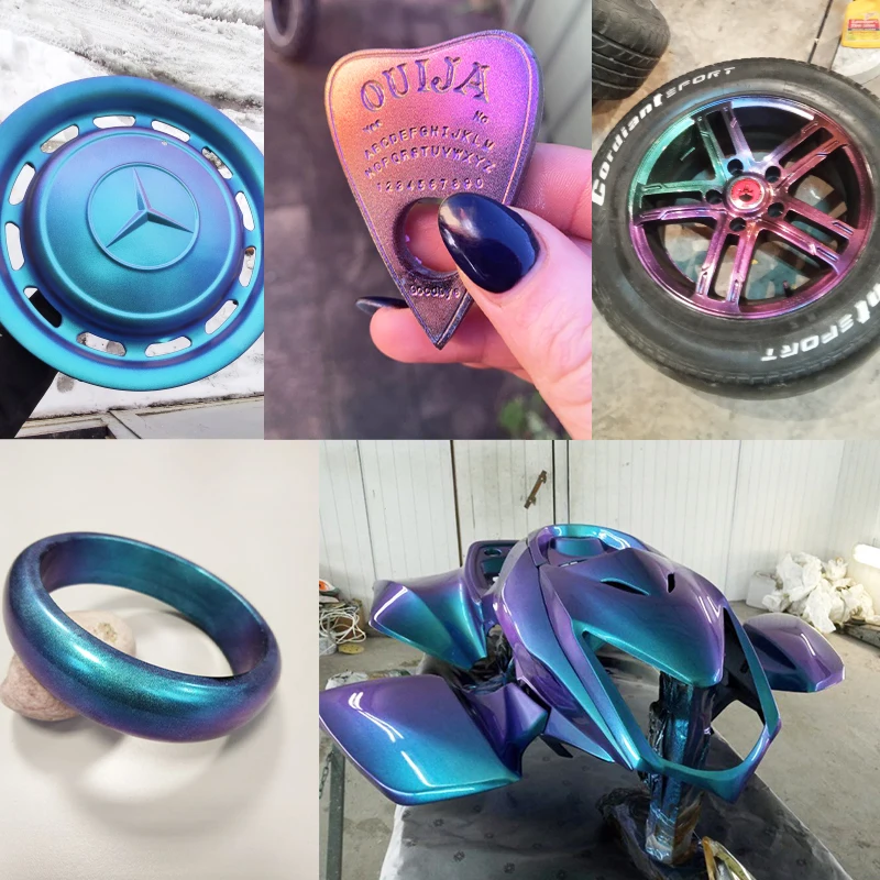 Пигмент Хамелеон серии YB90 порошковое покрытие акриловые краски красители