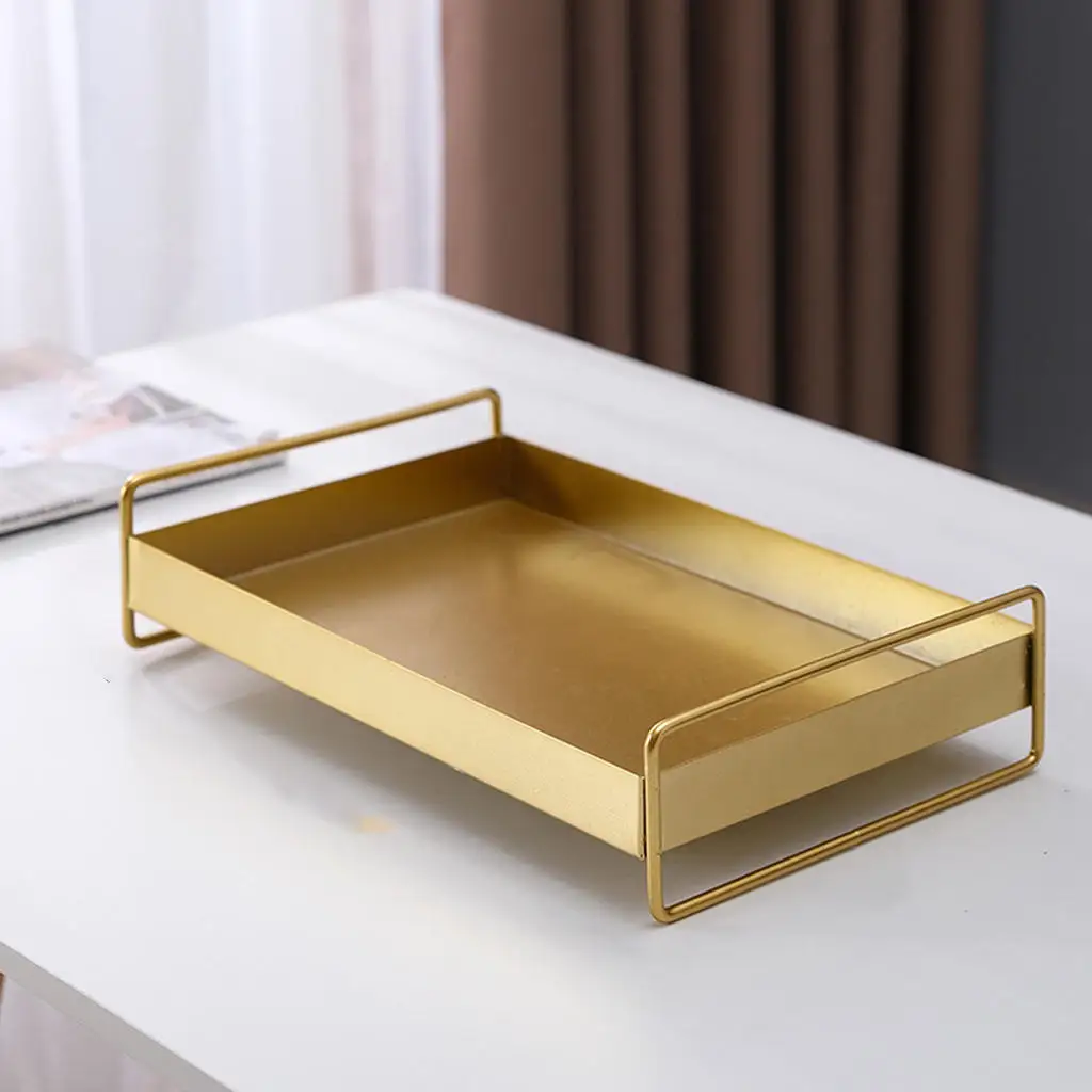 

Rectangle Serving Tray Meal Storage Plate Jewelry Tray for Kitchen Gift Decoration