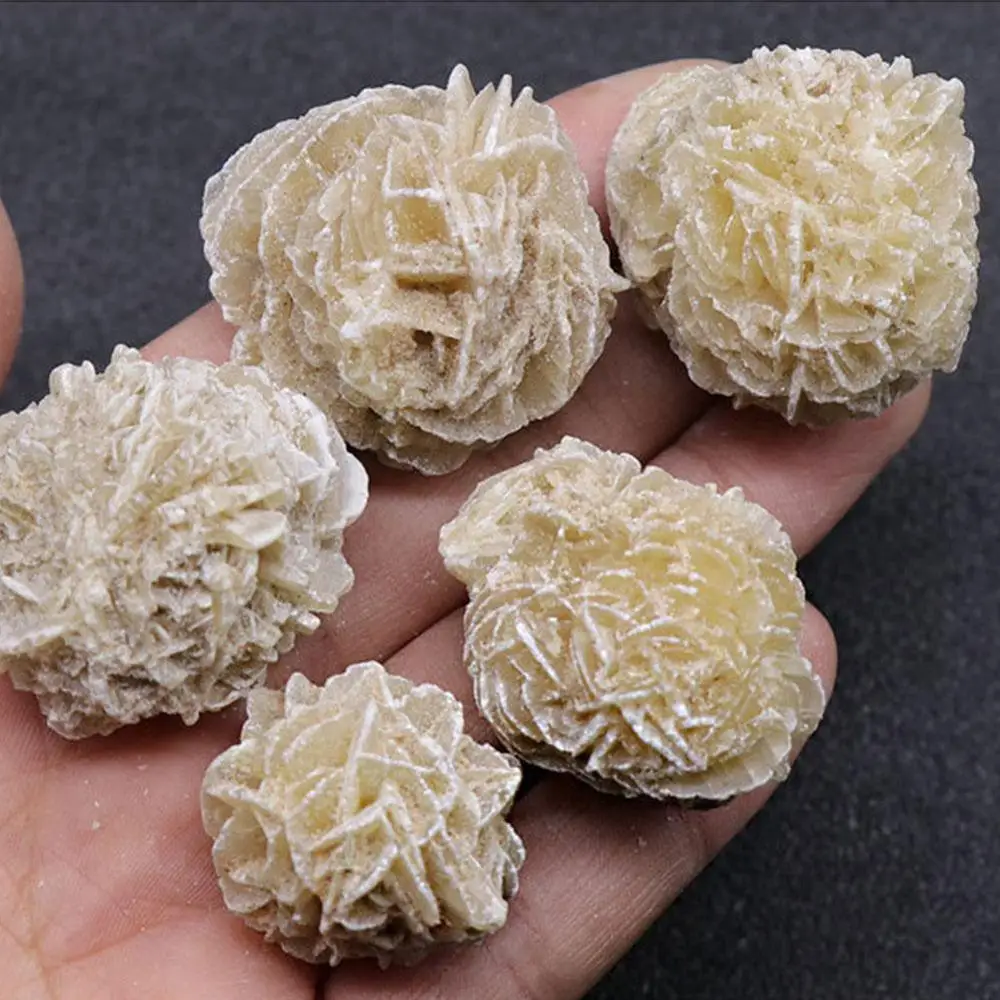 Сферический Кристалл розы пустыни селенит 4-5 см образец кристалла исцеляющий