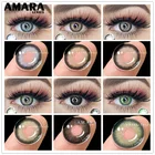 Линзы для глаз натурального цвета, 2 шт., контактные линзы для глаз, красота, контактные линзы для глаз, косметические цветные линзы для глаз, AMARA