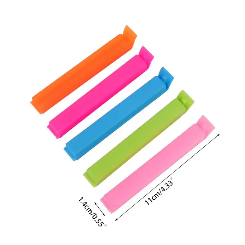 

10 Pcs/Set Portable Food Bag Sealer Snack Storage Sealing Clamp Mini Seal Clips