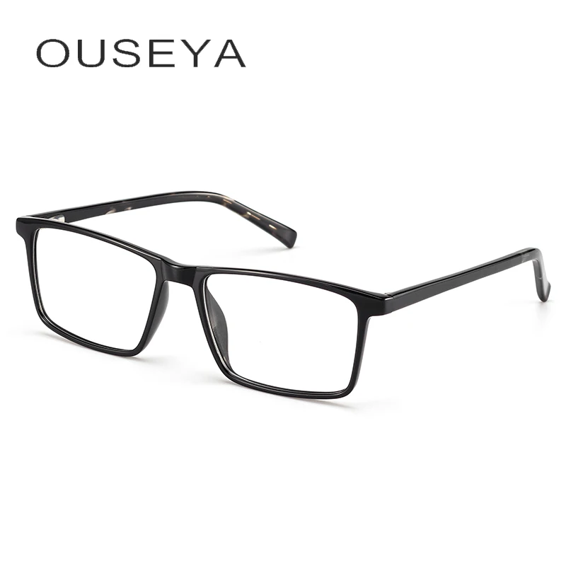 TR90 оправа для очков Мужская квадратная Прозрачная Оптическая по рецепту