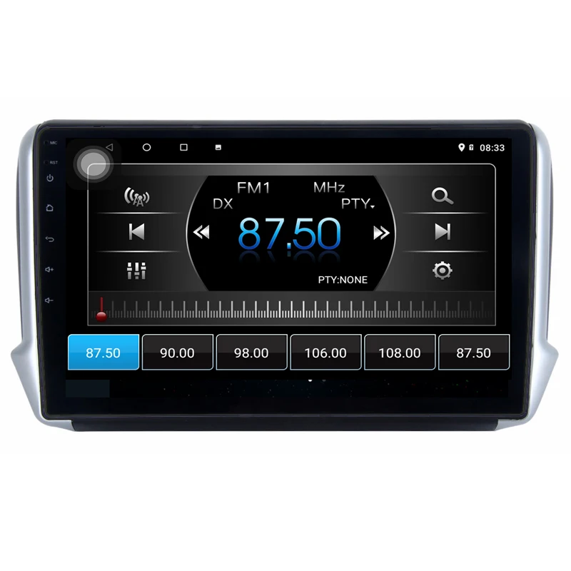10 1 &quot4G RAM 8 ядер Android автомобильный DVD GPS навигация для Peugeot 2008 208 2013 2014 2015 2016 аудио