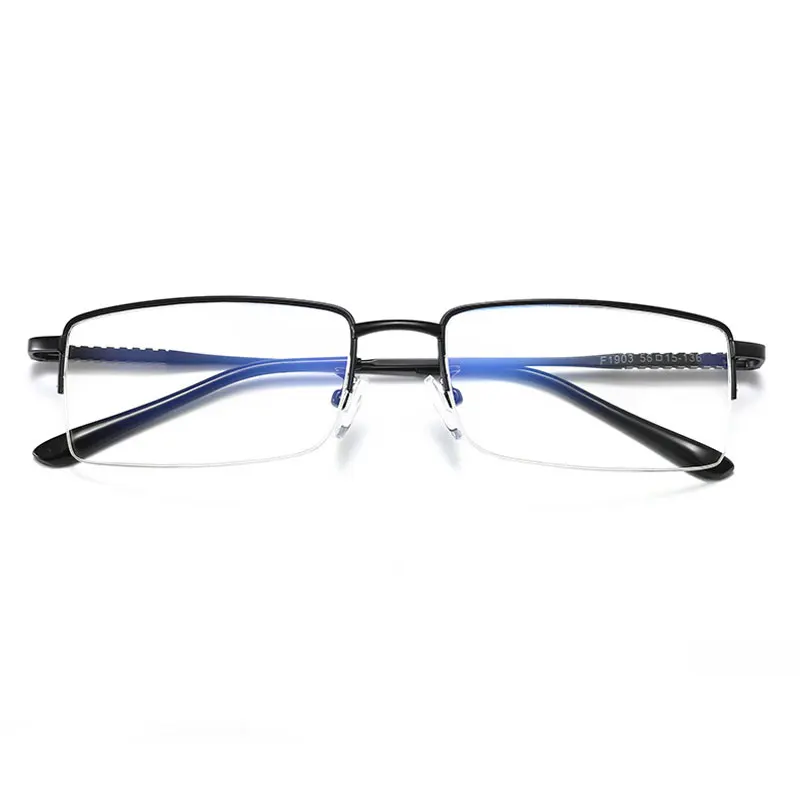 Бизнес Половина очки без оправы для мужчин и женщин Оптические с медицинские по