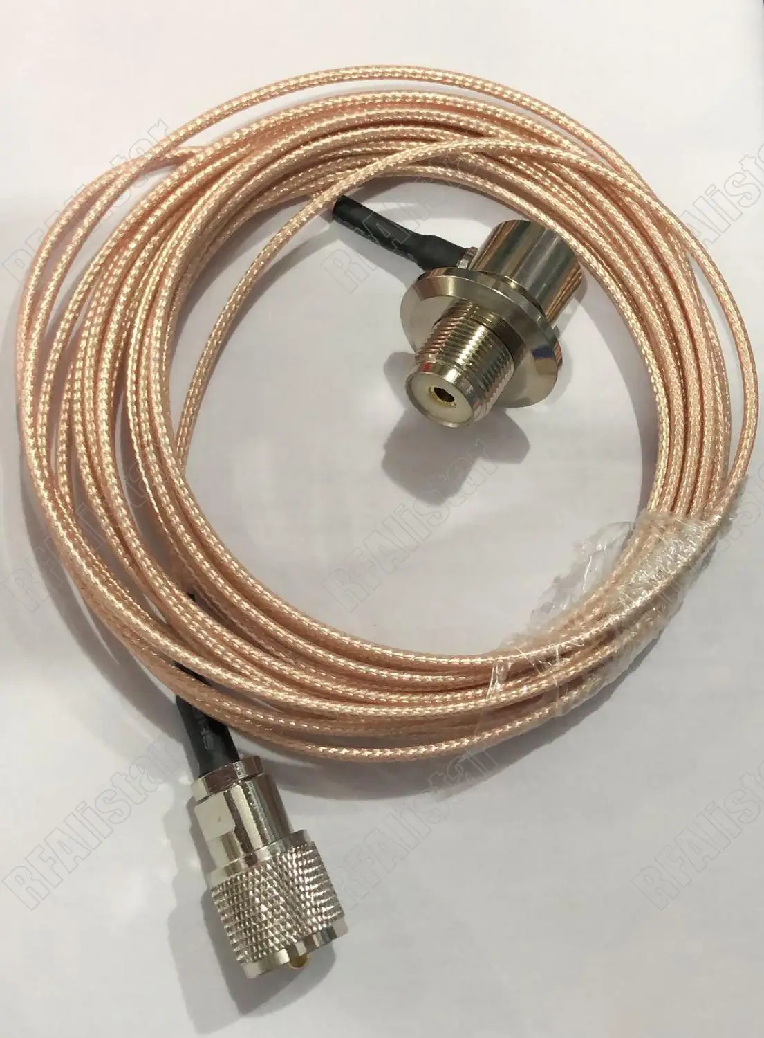 UHF Женский Разъем RA к папа PL259 RG316 RF отрезок коаксиального кабеля в сборе для