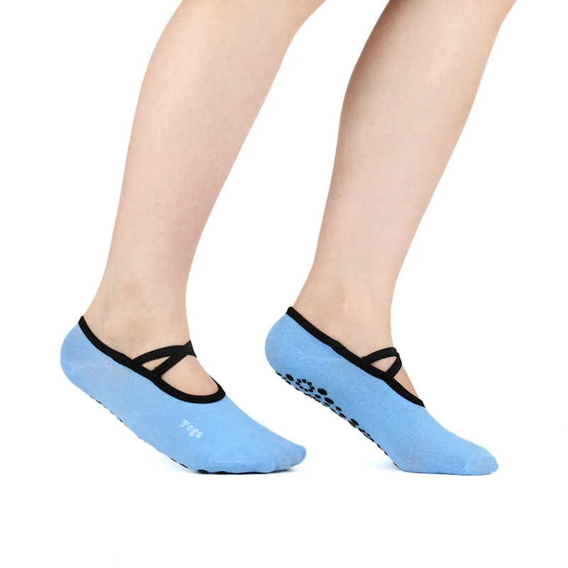 Women Sports Yoga Socks Slipper For Non Slip Lady Damping Bandage Pilates Gym Fitness Sock Ballet Dance Slippers Protector | Спорт и