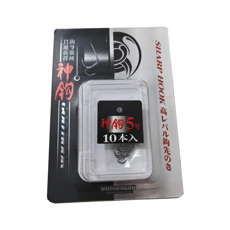 10 шт./пакет рыболовные крючки из высокоуглеродистой стали острый Рыболовный крючок с зазубринами рыболовный механизм для морской рыбалки