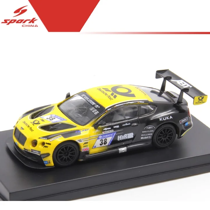 

Spark 1:64 Y110 Bentley GT3 NO.38 Nurburgring 24H 2017 Simulation Model Car