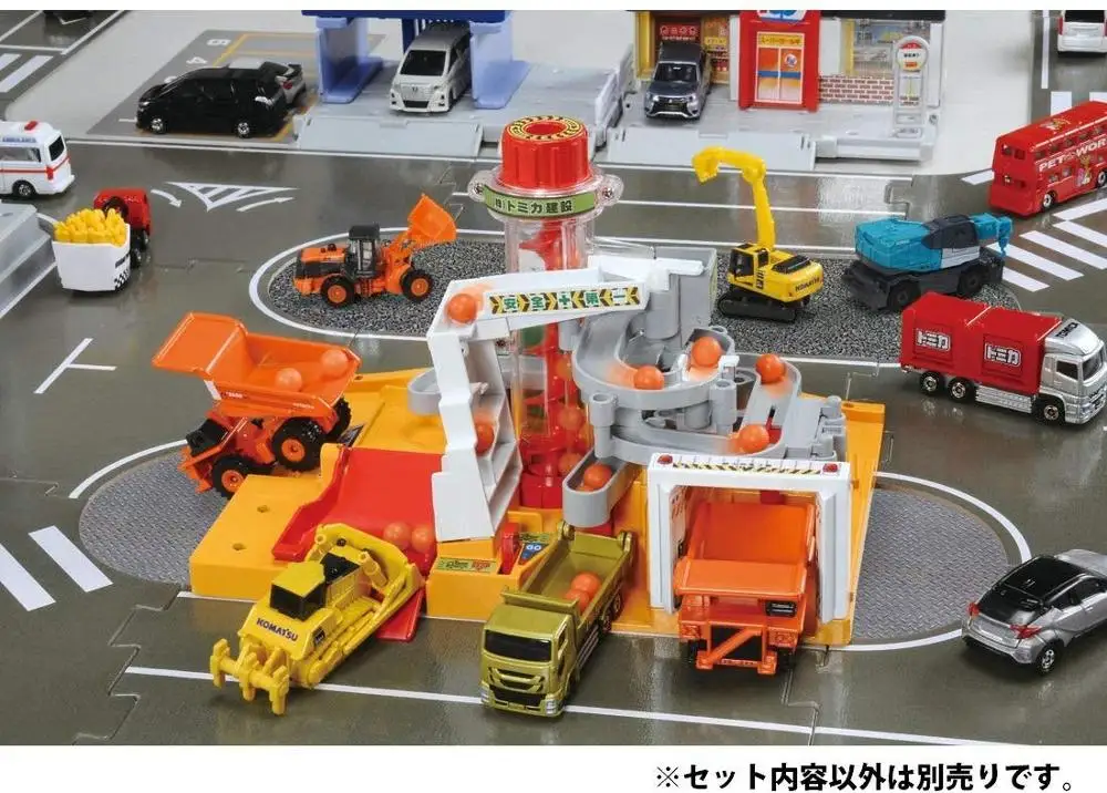 Takara Tomy Tomica town Construction site model kit хит продаж детские игрушки строительные блоки