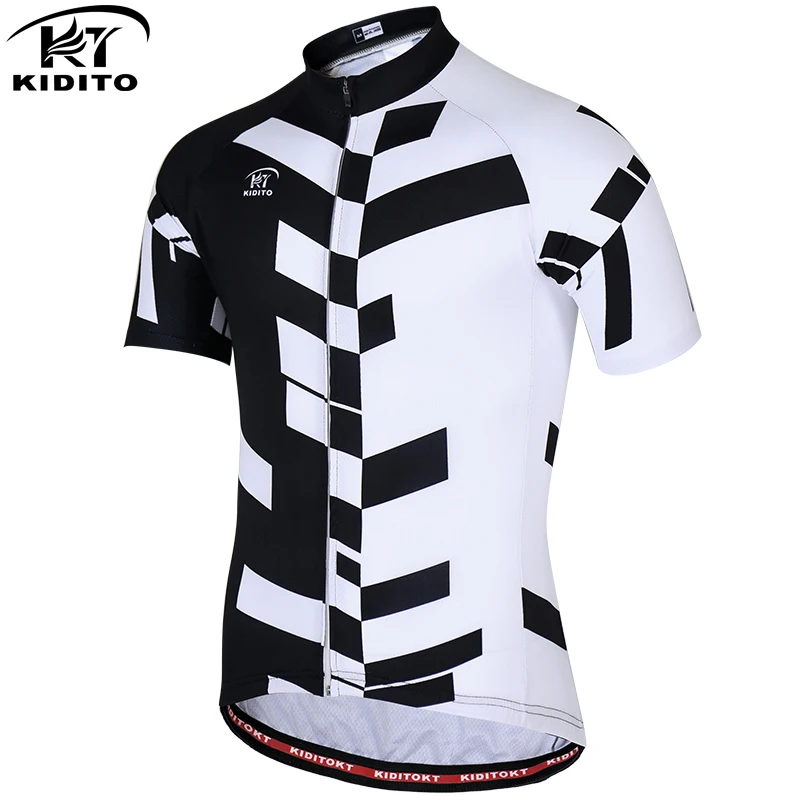 

KIDITOKT Summer Anti-UV Cycling Jersey Mountain Bike Cycling Clothing Racing Bicycle Clothes Cycling Uniforms For Mans