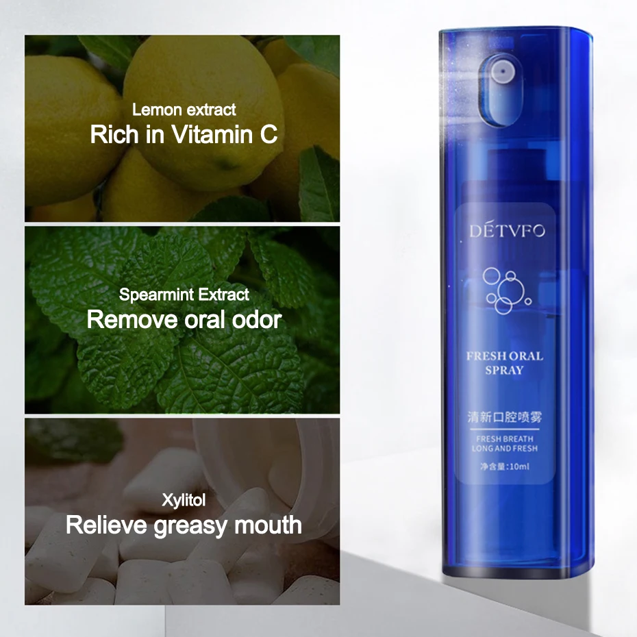 10 мл освежитель для дыхания спрей ухода за полостью рта длительное Очищение
