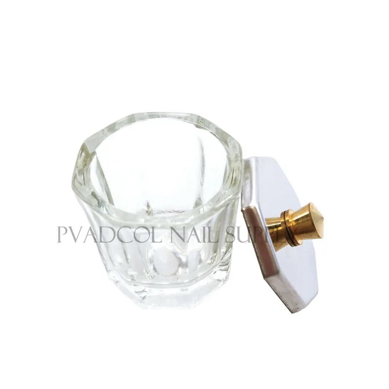 Акриловая Хрустальная чашка для ногтевого дизайна жидкий порошок Стеклянная