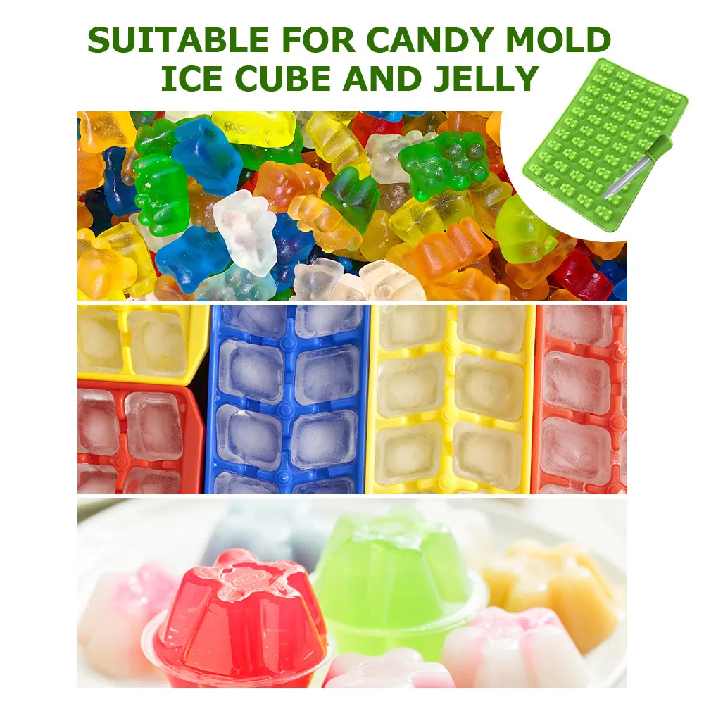 Милый Мишка Красочные 50 полости мультфильм животные силиконовые жевательные