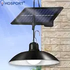 Подвесной светильник на солнечной батарее, водонепроницаемый уличный комнатный настенный светильник с дистанционным управлением, люстра для дома, кемпинга, сада, патио, дорожек, двора
