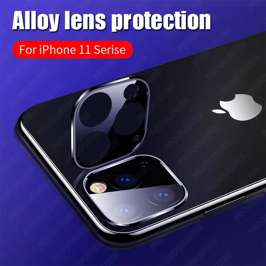 Для iPhone 11 Pro объектив камеры металлическое кольцо защитный чехол для Max задняя