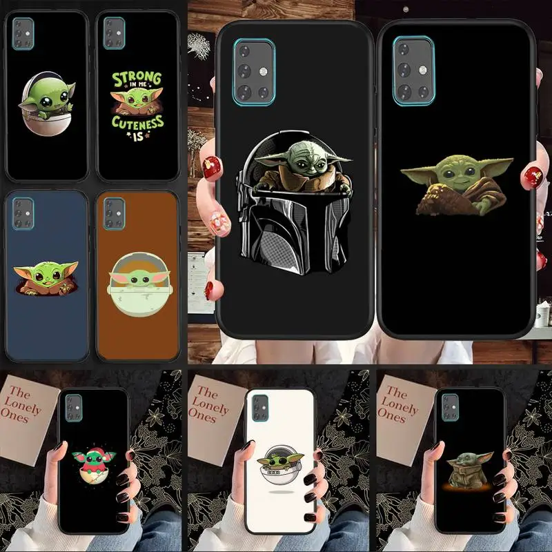 

Cute lovely baby yodae style Phone Case For Samsung A11 A12 A71 A80 M10 M20 M21 M30 M31 M31S 5G Cover Fundas