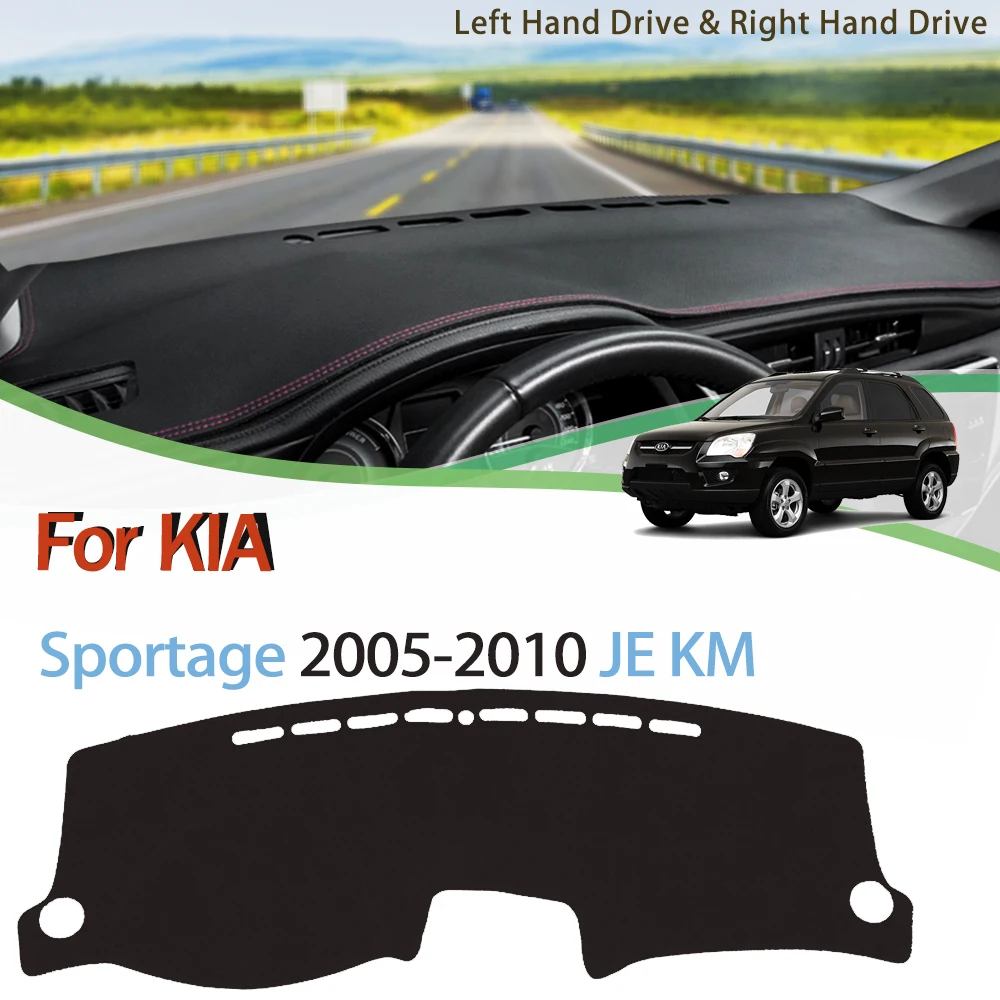 

Противоскользящий коврик для KIA Sportage R 2005-2010 JE KM, Накладка для приборной панели, Солнцезащитный коврик, ковер, аксессуары Prime 2006 2007 2008