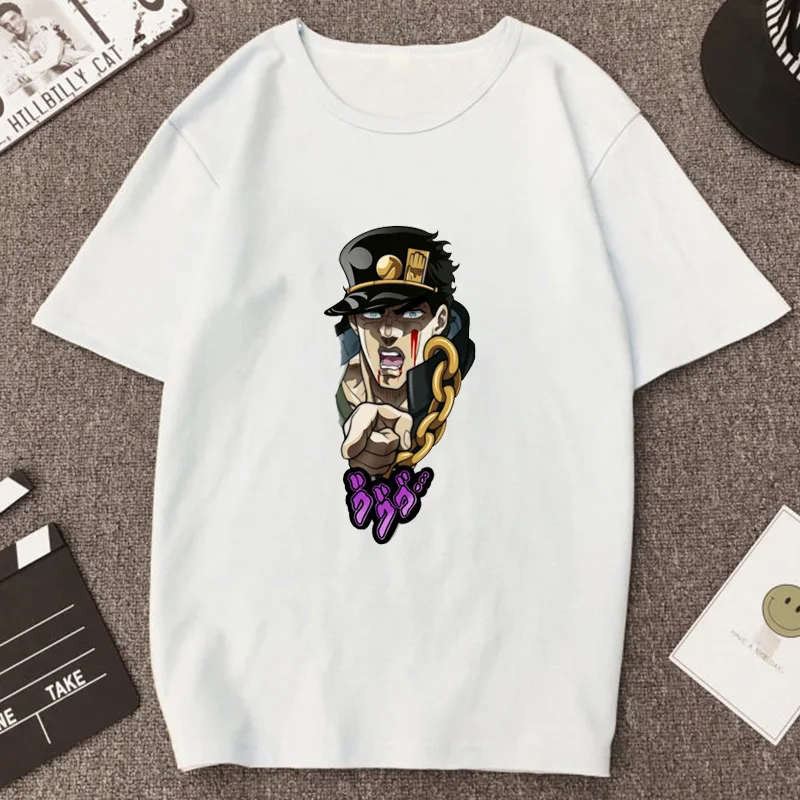 Футболка мужская с принтом по мотивам аниме невероятные приключения Джоджо |