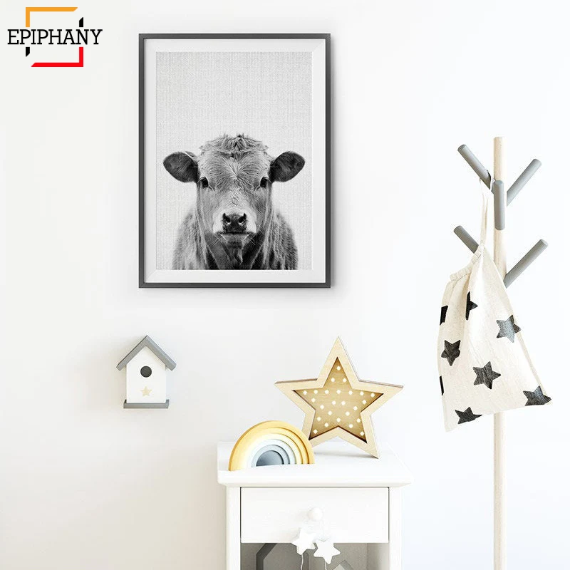 Декор для фермерского дома корова ягненок утка свинья животные рисунок на стену