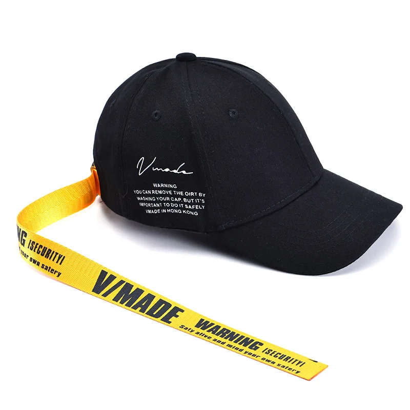 Бейсболка с длинной лентой для мужчин и женщин регулируемая хлопковая Кепка