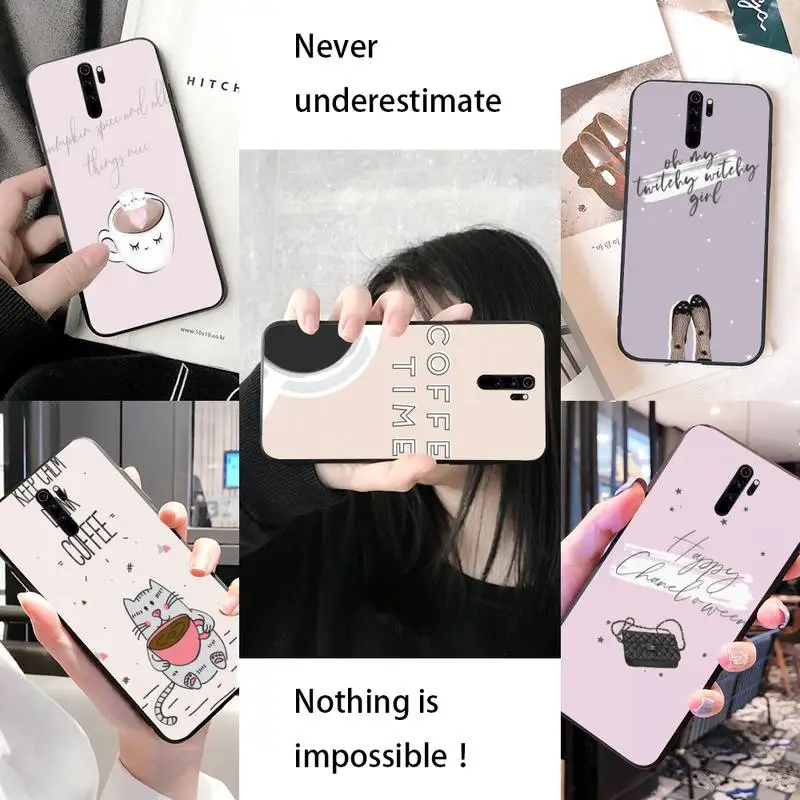 Премиум мягкий черный чехол для телефона Redmi 7A 5Plus Note 5 6 7 8 8Pro 9Pro