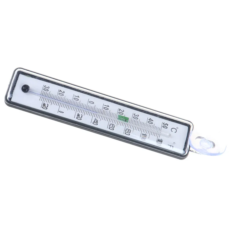 

1pcs Glass Meter Aquarium Fish Tank Glass Water Temperature Thermometer With Suction Cup