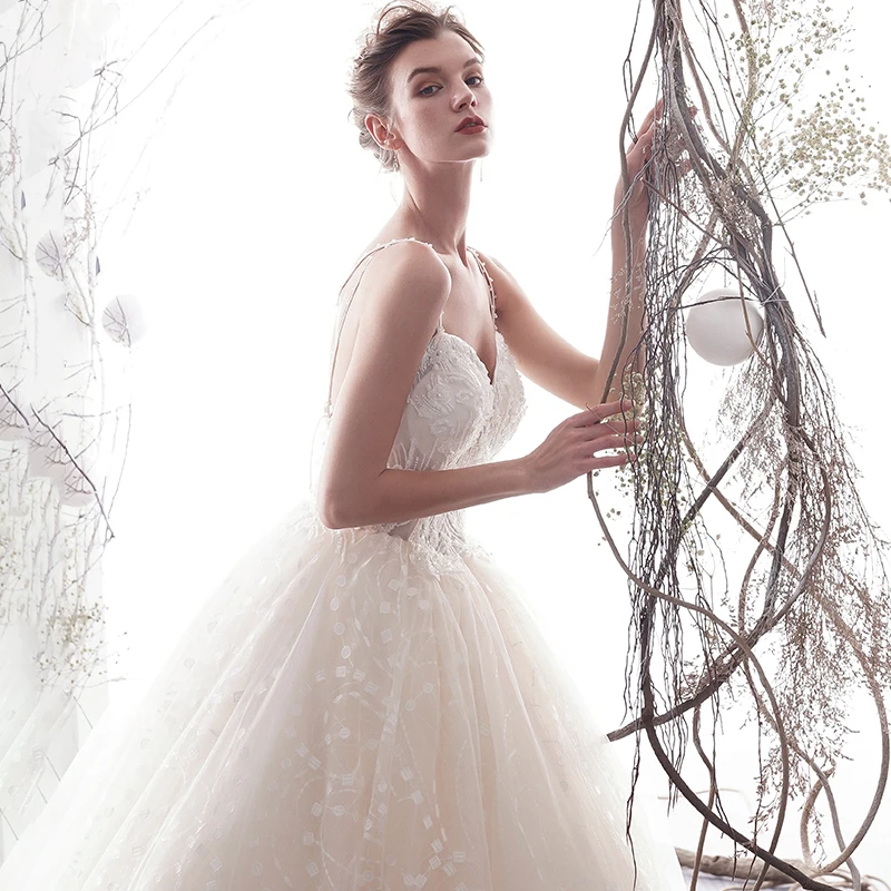 LDR05 Simple Wholesale Wedding Dresses Sweetheart Off The Shoulder Beading A-line Princess Bridal China Factory Mariage | Свадьбы и
