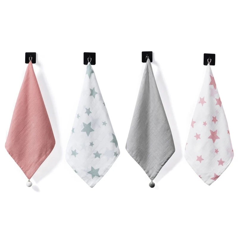 

Baby Facecloth Towel Handkerchief Burp Cloth Pure Cotton Absorbent Saliva Towel P31B