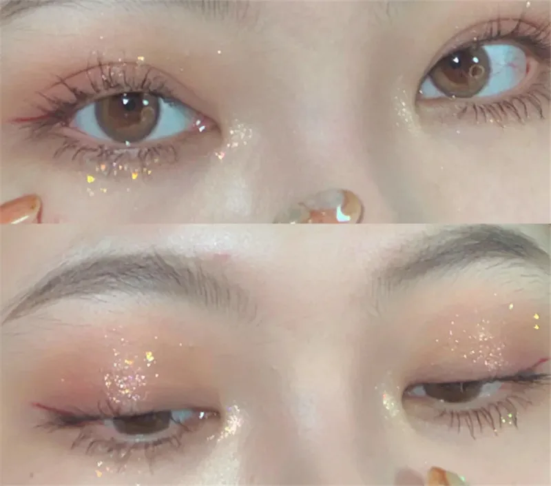 Четыре-минеральный краситель тени для век палитра повседневные яркие и