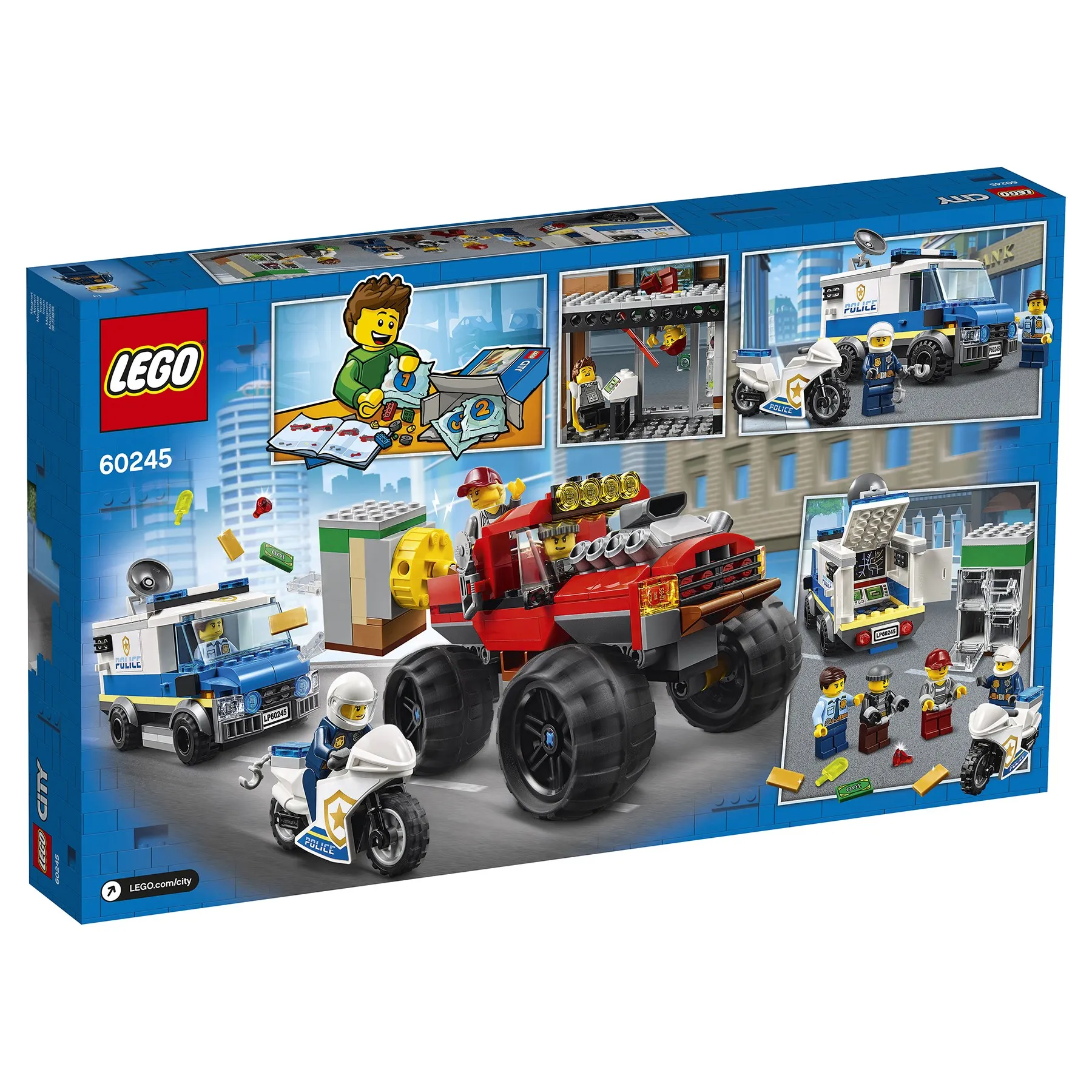 Конструктор LEGO City Police 60245 Ограбление полицейского монстр-трака | Игрушки и хобби