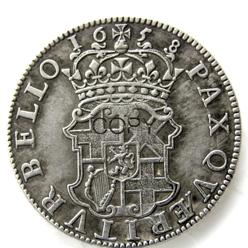 Реплика 1658 Великобритании 1/2 британская корона посеребренные копии монет