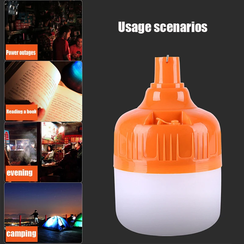 Светодиодный светильник на солнечной батарее портативный яркий