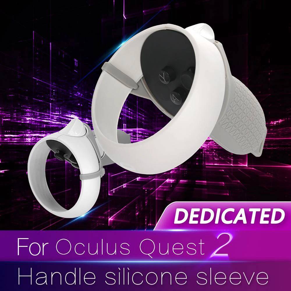 

Protective Cover For Oculus Quest 2 VR Joystick Controller Accessories Silicone Handle Grip Skin Sleeves Case For Quest2