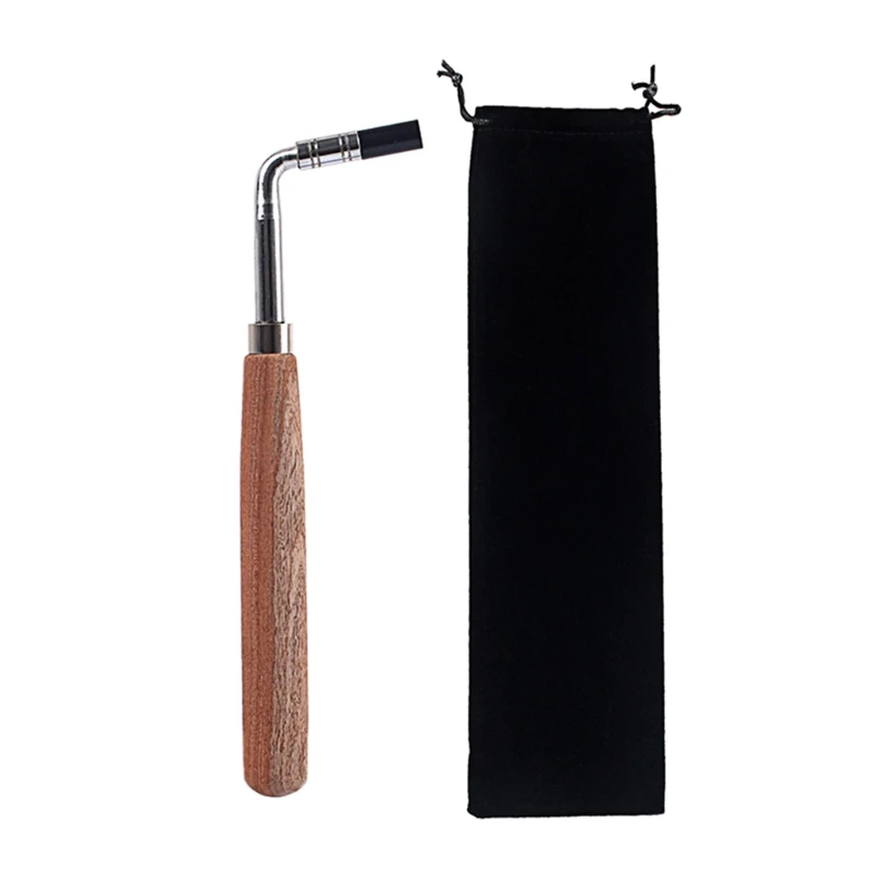 

WXTF Professional Wooden Wrench L-Shaped Piano Tuning Hammer Wrench Tool Wood Handle