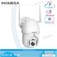 INQMEGA 1080P IP камера WiFi Беспроводная Автоматическая отслеживающая PTZ скоростная купольная камера наружная CCTV камера видеонаблюдения Водонепро...