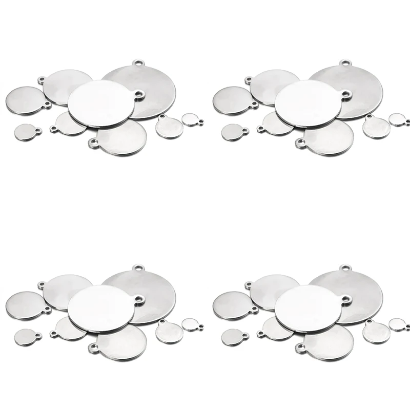 

Stainless Steel Belt Tag The Diameter of the Tag is 6 to 30mm Steel Color for Jewelry Making Bulk with Free Shipping