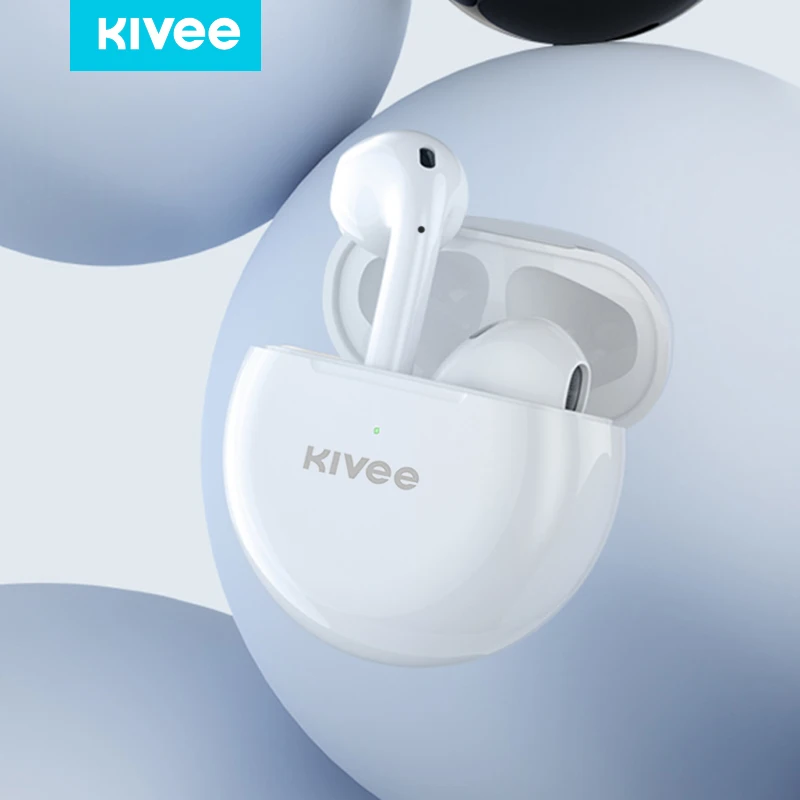 

Kivee Wireless Headphones For Bluetooth 5.0 Earphones Touch Control Sports TWS Earbud HiFi Stereo In-ear Headset Have Microphone
