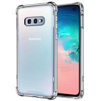 crystal soft case for samsung galaxy s10e 5 8 reinforced corners silicone back cover rubber bumper protective cases sm g970fds