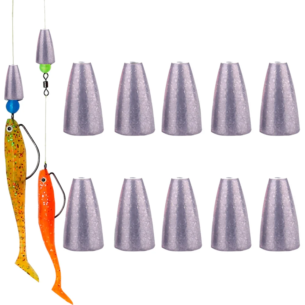 10 шт./лот грузило для рыбалки в виде пули 3. Искусственная кожа 7 г 14 20 Аксессуары