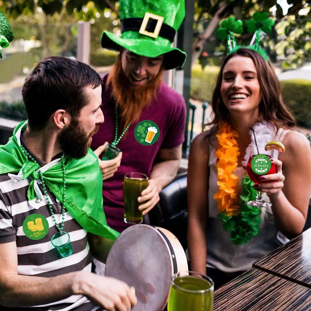 В стиле Св. Патрика День Святого Валентина ирландское зеленый трилистник флаг