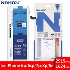 Nohon аккумулятор для Apple iPhone 6 6 S 7 8 Plus батарея 6plus 6splus 7plus 8plus SE Замена оригинальные высокоемкие батареи Бесплатные инструменты
