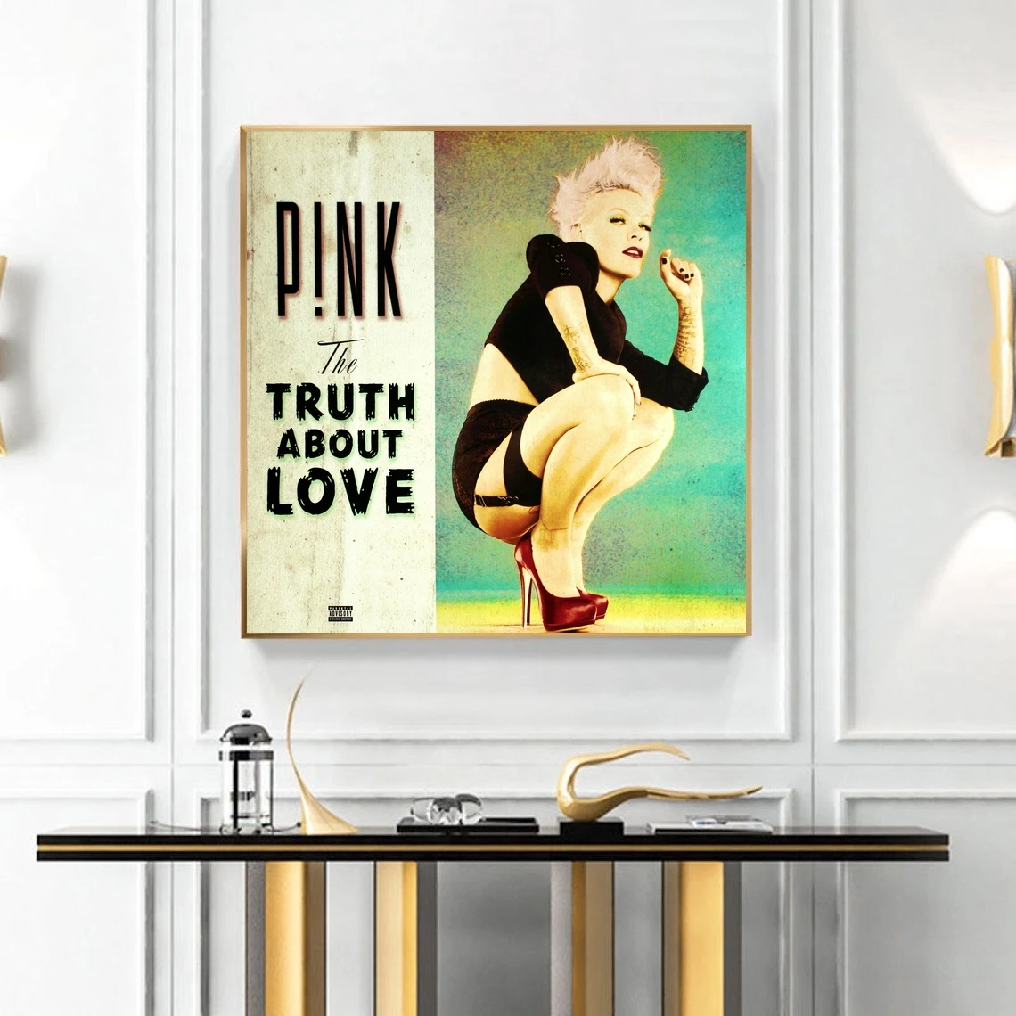 P!nk - The правда о любви Обложка альбома плакат холст Художественная печать