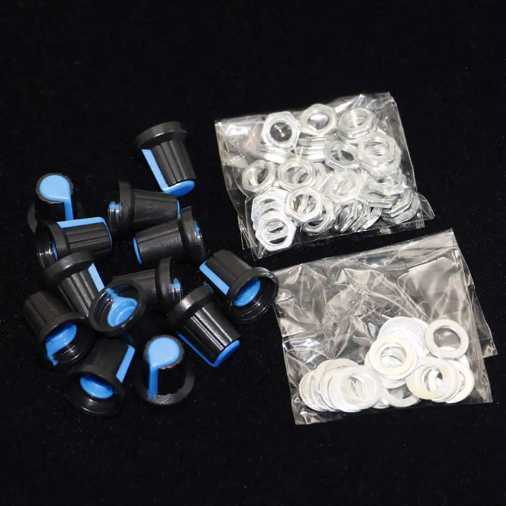 Комплект потенциометров Wh148 с двойным диапазоном 6 контактов 1 К 5 к 10 20 50 100 500 м