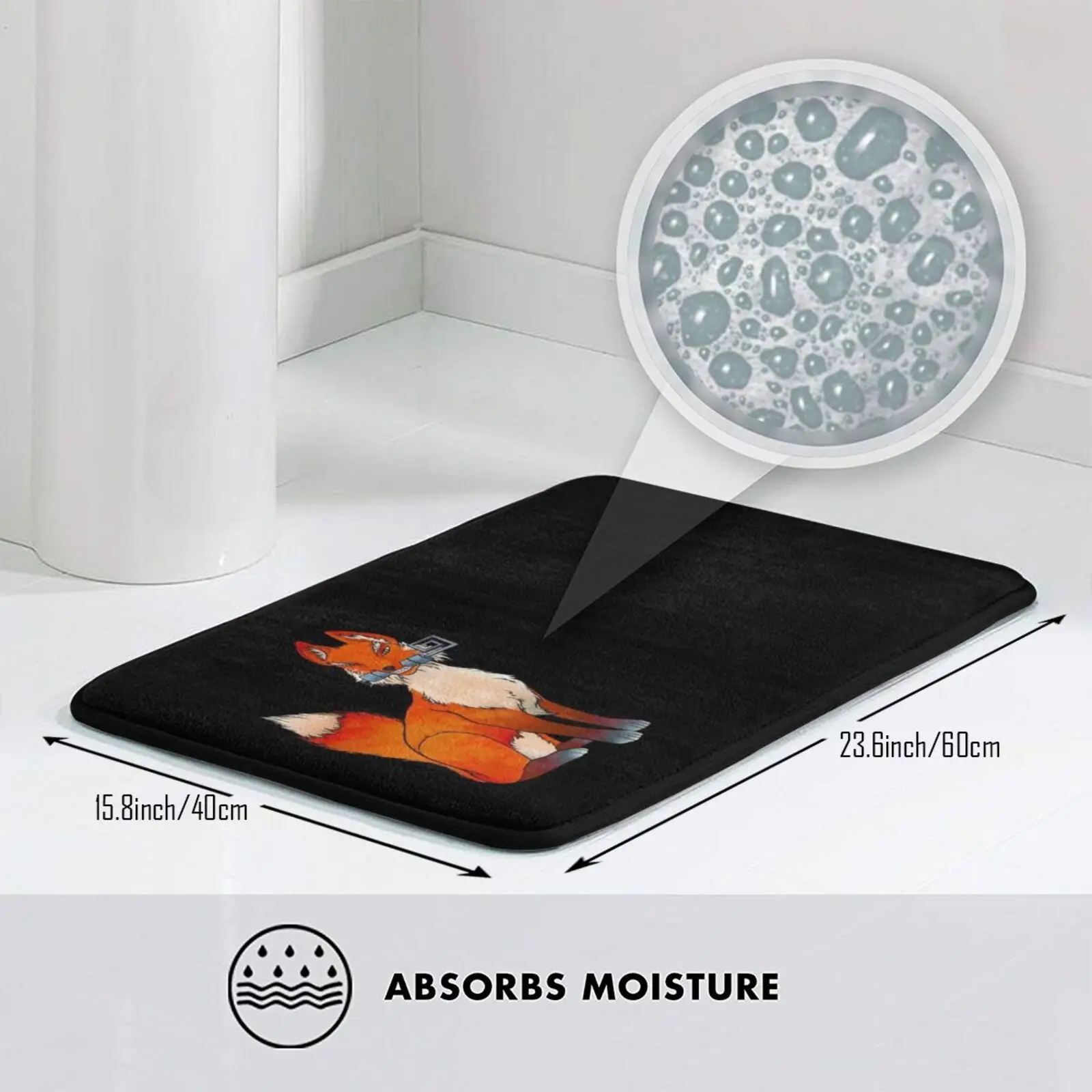 Коврик Inari с ключом противоскользящий для спальни входной двери | Дом и сад