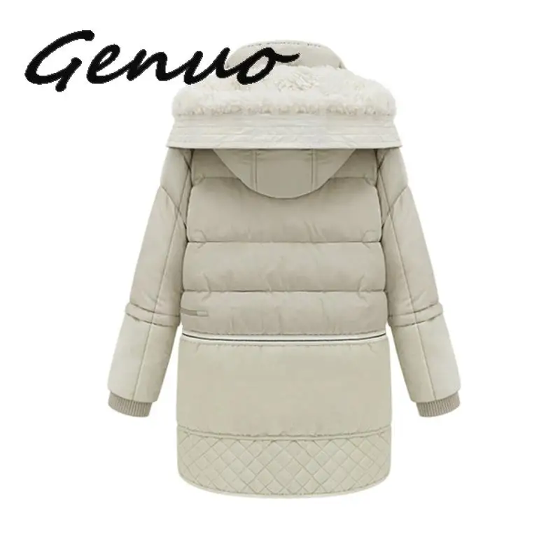 Женская зимняя куртка на хлопковом наполнителе средней длины | одежда