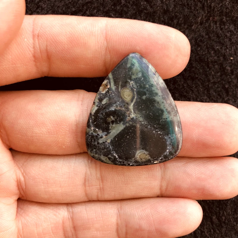 

Оптовая продажа, 1 шт. натуральные бусины-гитары Kambaba Jasper, каменная фотогитара, подвеска «круглый наконечник», каменная подвеска