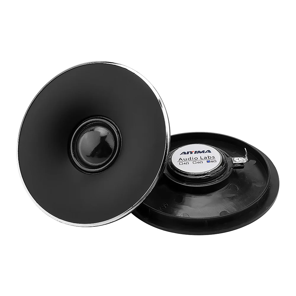 

AIYIMA 2Pcs 4Inch Tweeter Speaker Driver 8Ohm 30W Audio Speakers Neodymium Magnet Loudspeaker Column DIY For Home Theater