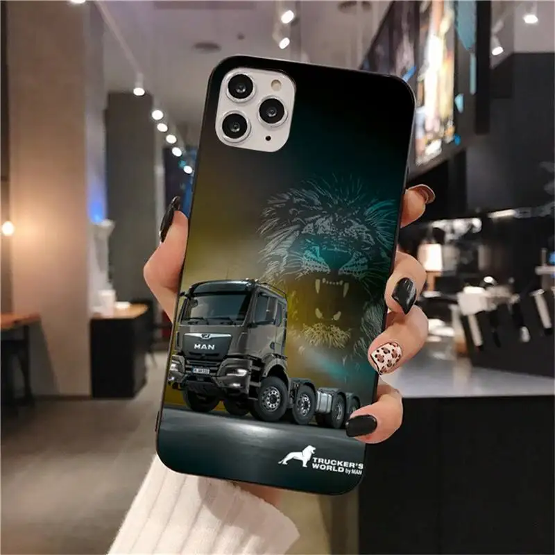 Чехол для телефона с логотипом Man Trucks iphone 13 12 11 Pro Mini XS Max 8 7 Plus X SE 2020 XR | Мобильные