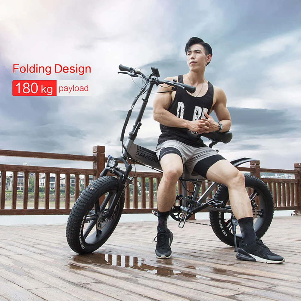 

Electric Bike 20 Inch Folding Power Assist Electric Bicycle E-Bike 48V 500W Motor Bike Mountain Outdoor Bicycle